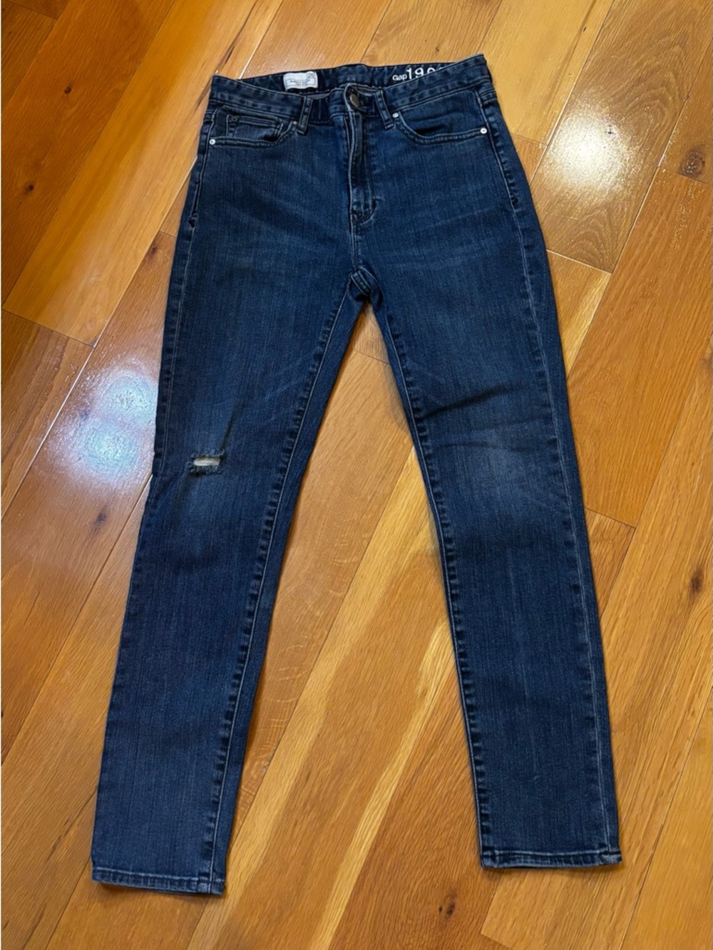 GAP 1969 Dark Indigo Skinny Jeans